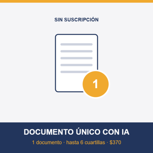 Documento Único con IA